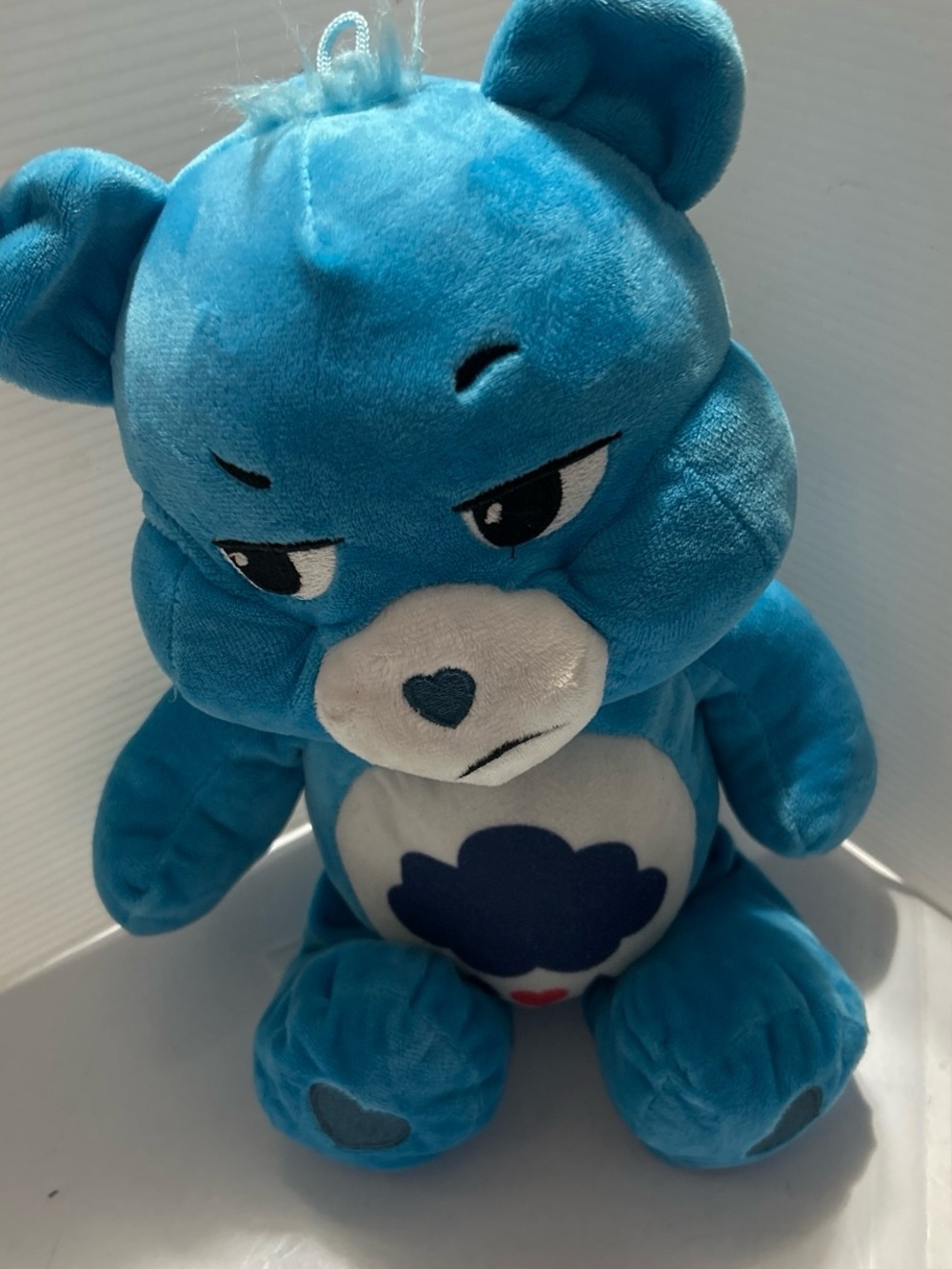 Blue Plush Bear Stuffed Toy - Kids Plushie